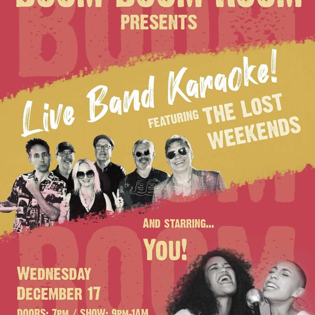 LIVE BAND KARAOKE w/ THE LOST WEEKENDS 1