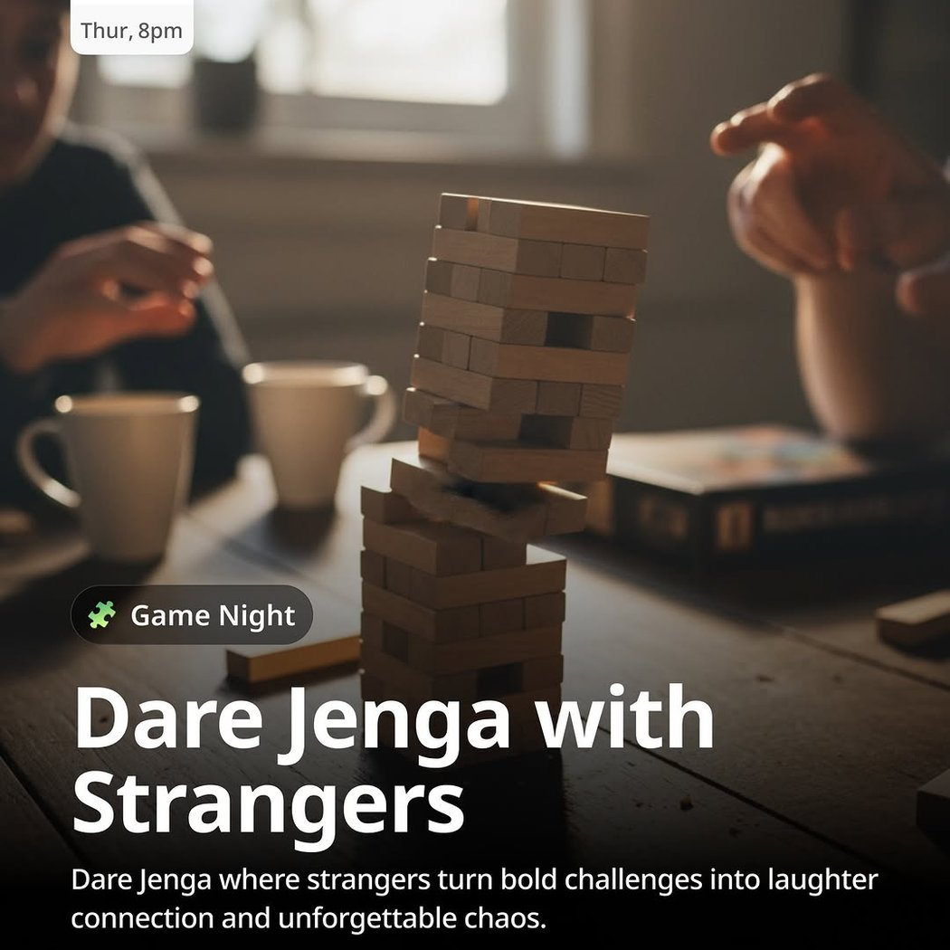 Dare Jenga with Strangers 1