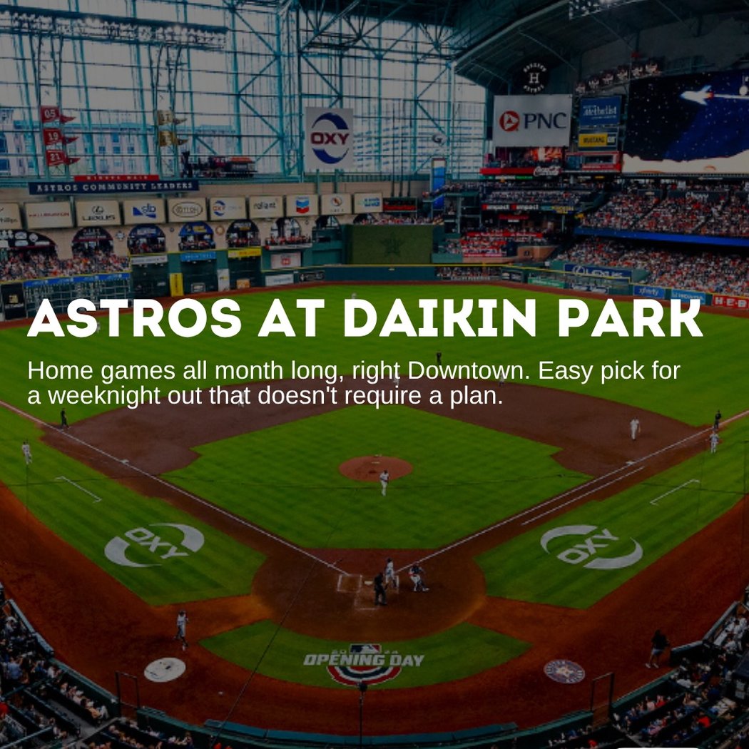 Astros Home Games