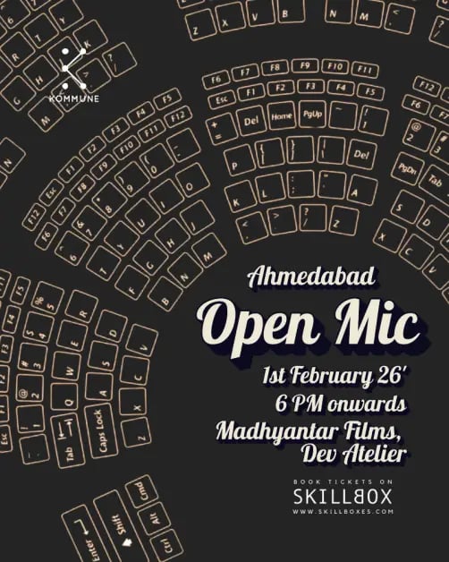 Kommune Ahmedabad Open Mic 1