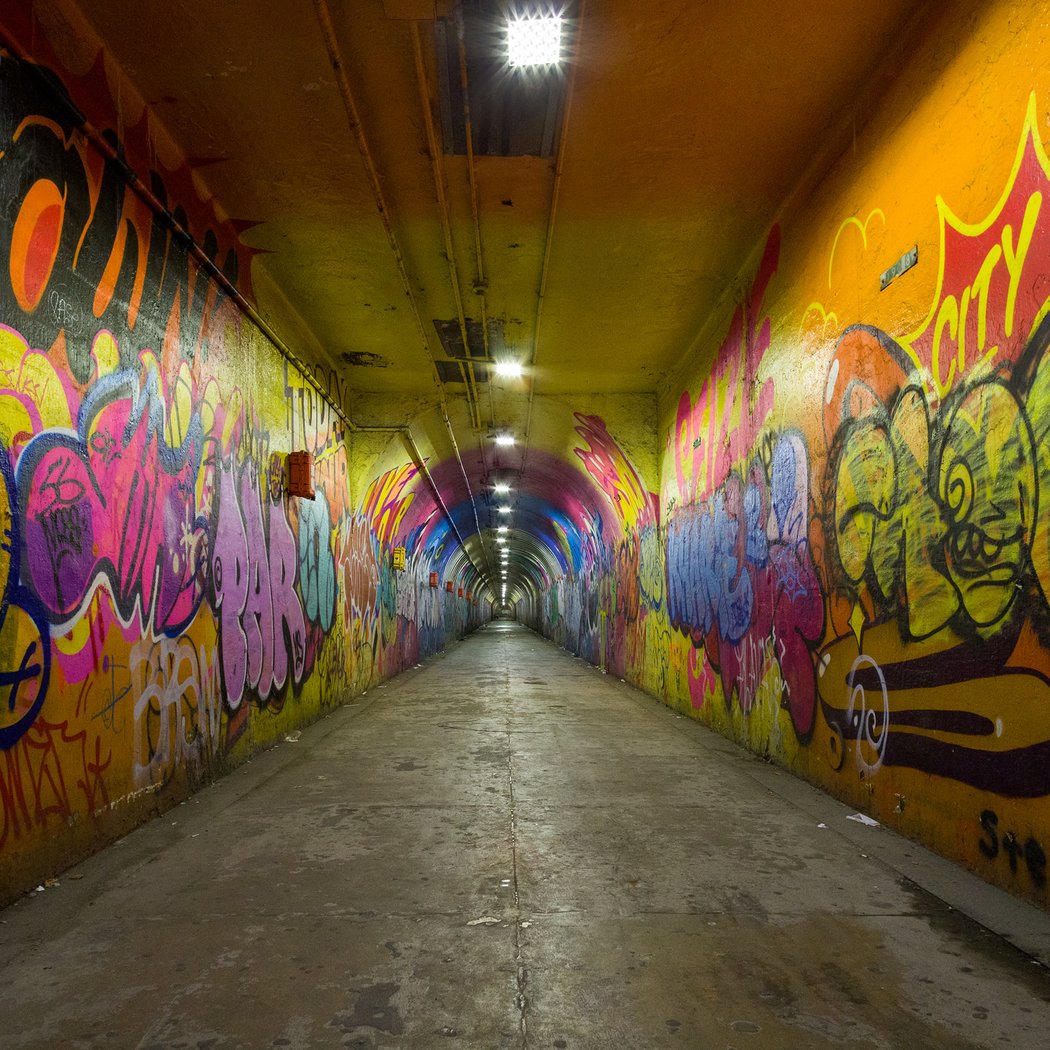 191st St Station Entrance Tunnel & Elevator 1