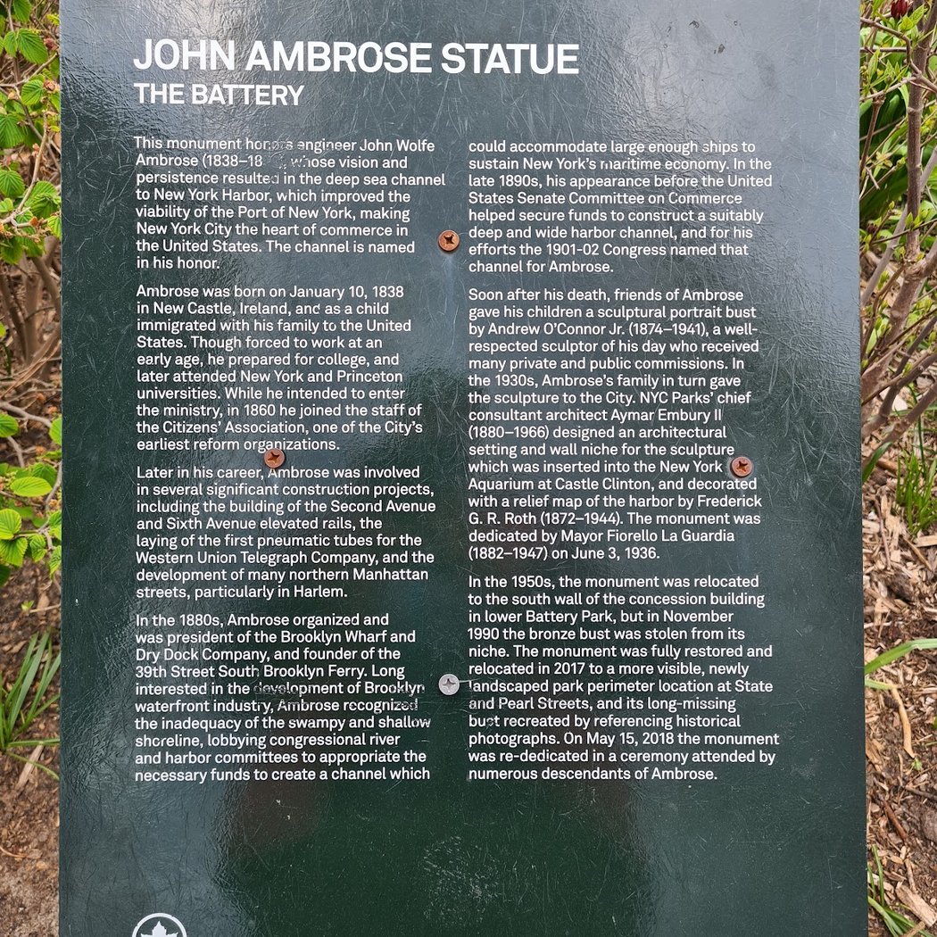 John Ambrose Statue 2