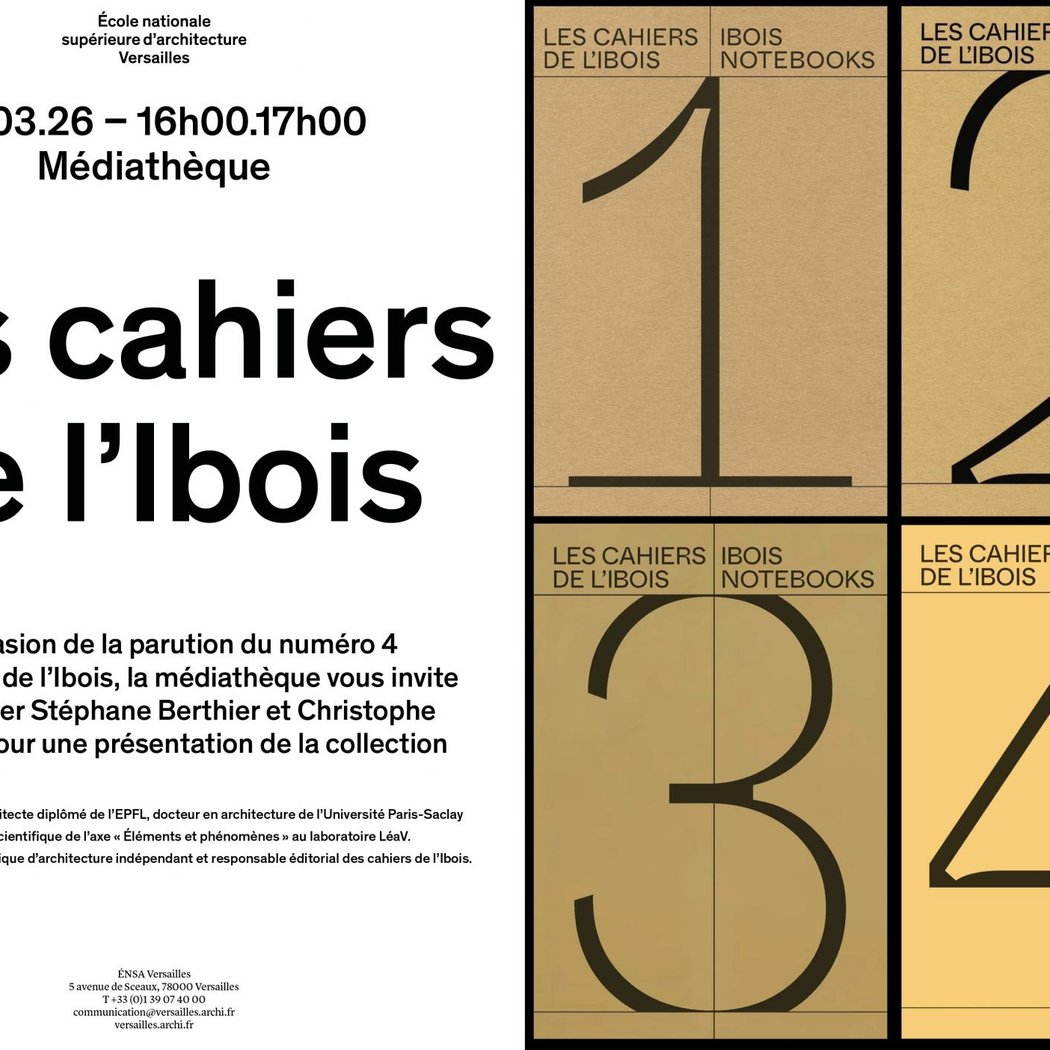 Les cahiers de l’Ibois 1
