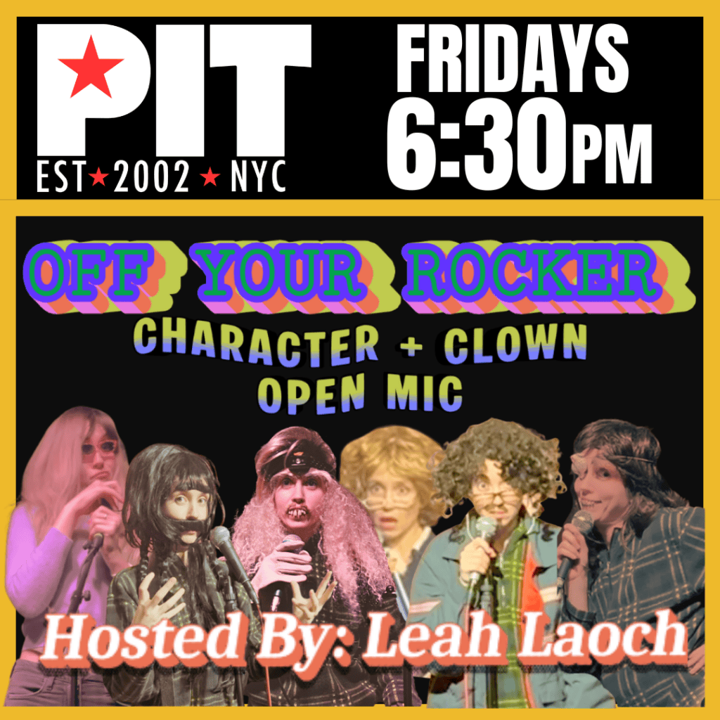 OFF YOUR ROCKER CHARACTER & CLOWN MIC 1