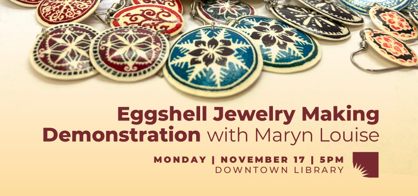 Eggshell Jewelry Making Demonstration with Maryn Louise 1