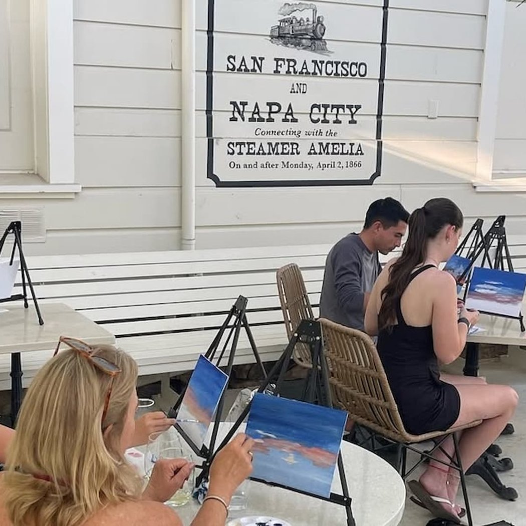Calistoga Depot Art & Sip Mondays 1