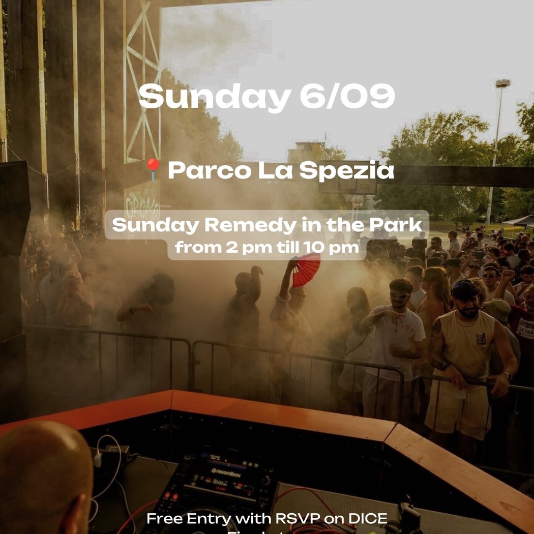 Sunday Remedy in the Park Closing Party powered by Take It Easy 1