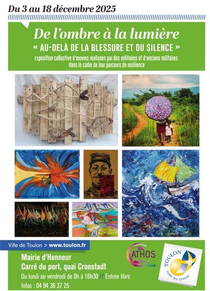 Exposition « De l’ombre à la lumière, au-delà de la blessure et du silence » 1