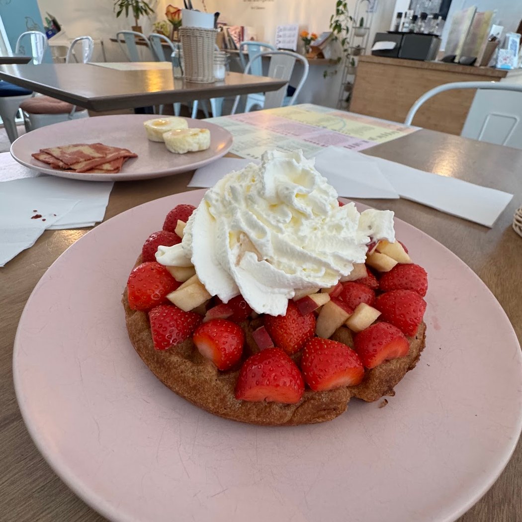 Heart-Garden Waffles & Coffee 2