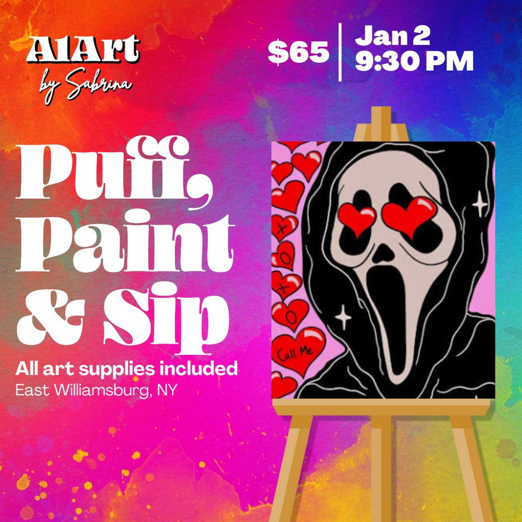 Puff, Paint and Sip Art Studio 1
