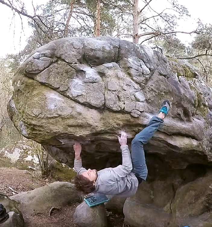Arthur Plaut - Course Climbing Fontainebleau 1