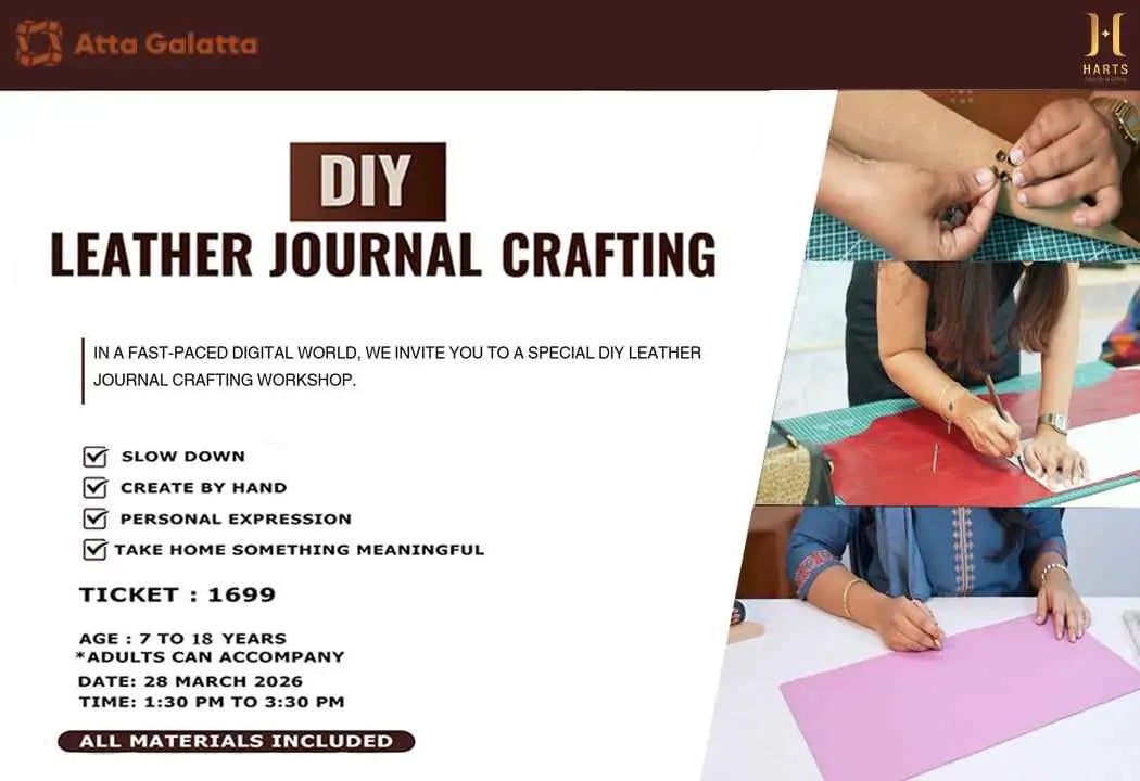 DIY Leather Journal Workshop: for kids 1