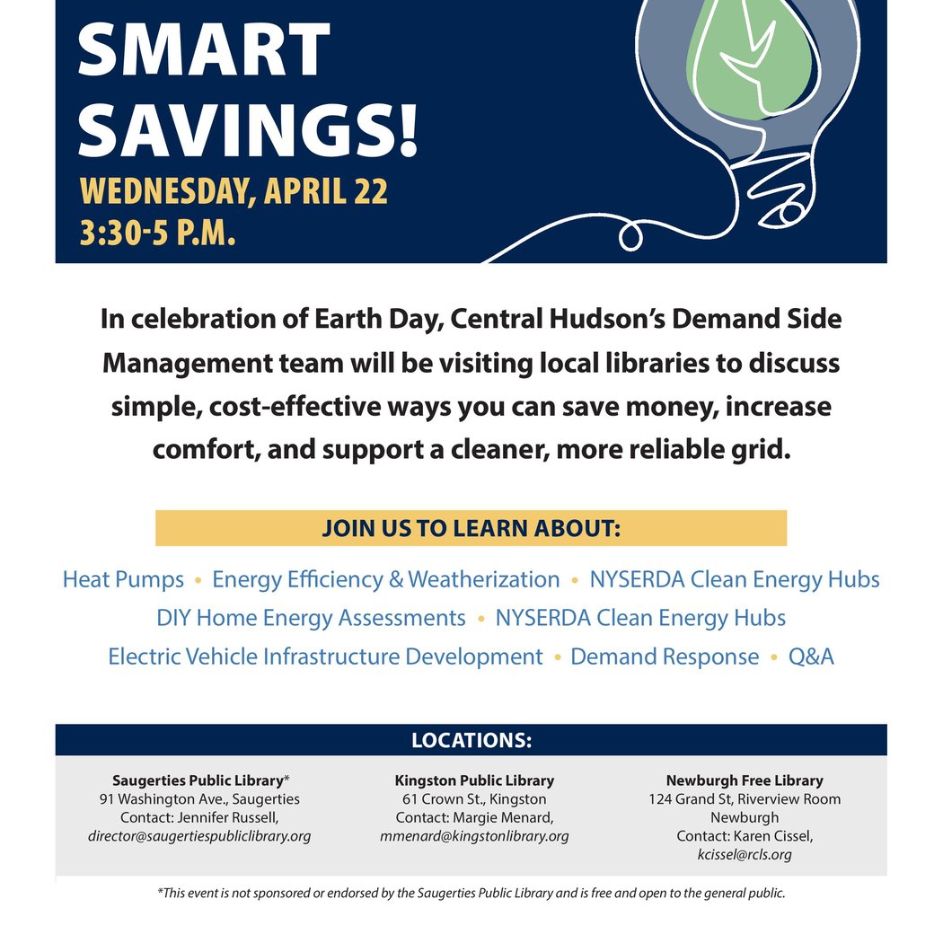 Earth Day Energy Efficiency Presentation by Central Hudson 1