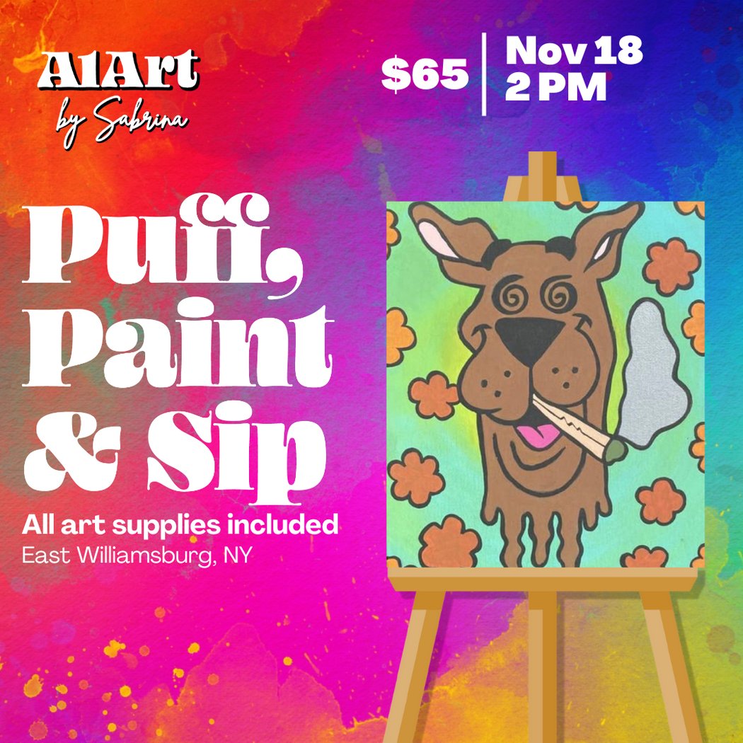 Puff, Paint and Sip Art Studio 1