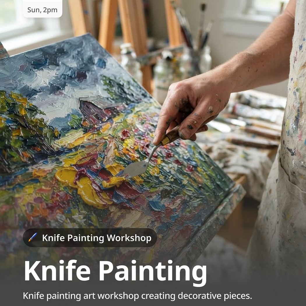 Knife Painting Workshop 1