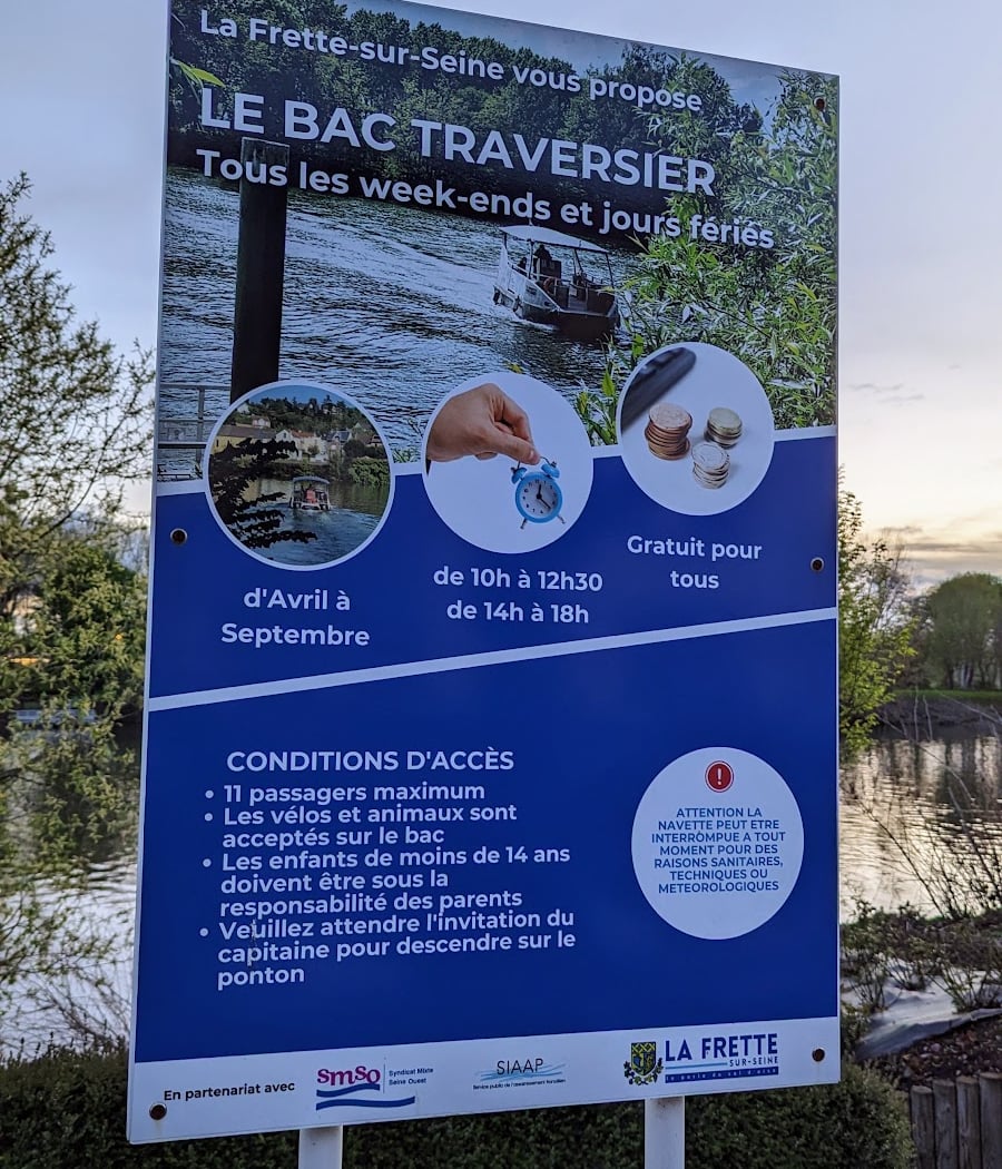 BAC TRAVERSIER LA FRETTE SUR SEINE 2