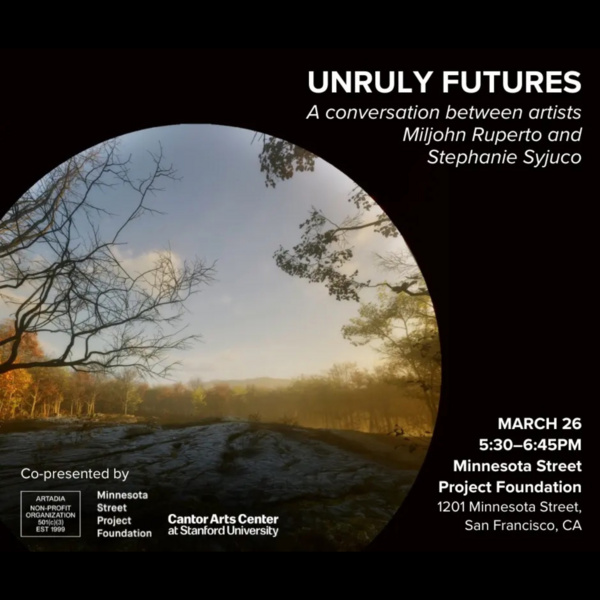 Unruly Futures: a conversation between artists Miljohn Ruperto and Stephanie Syjuco 1