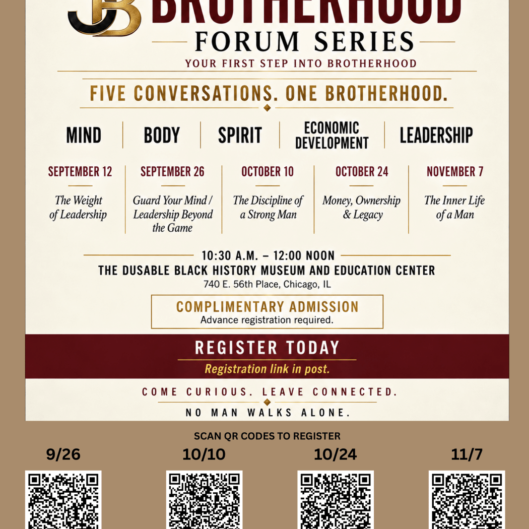 Five Bands Brotherhood Forum Series: The Inner Life of a Man