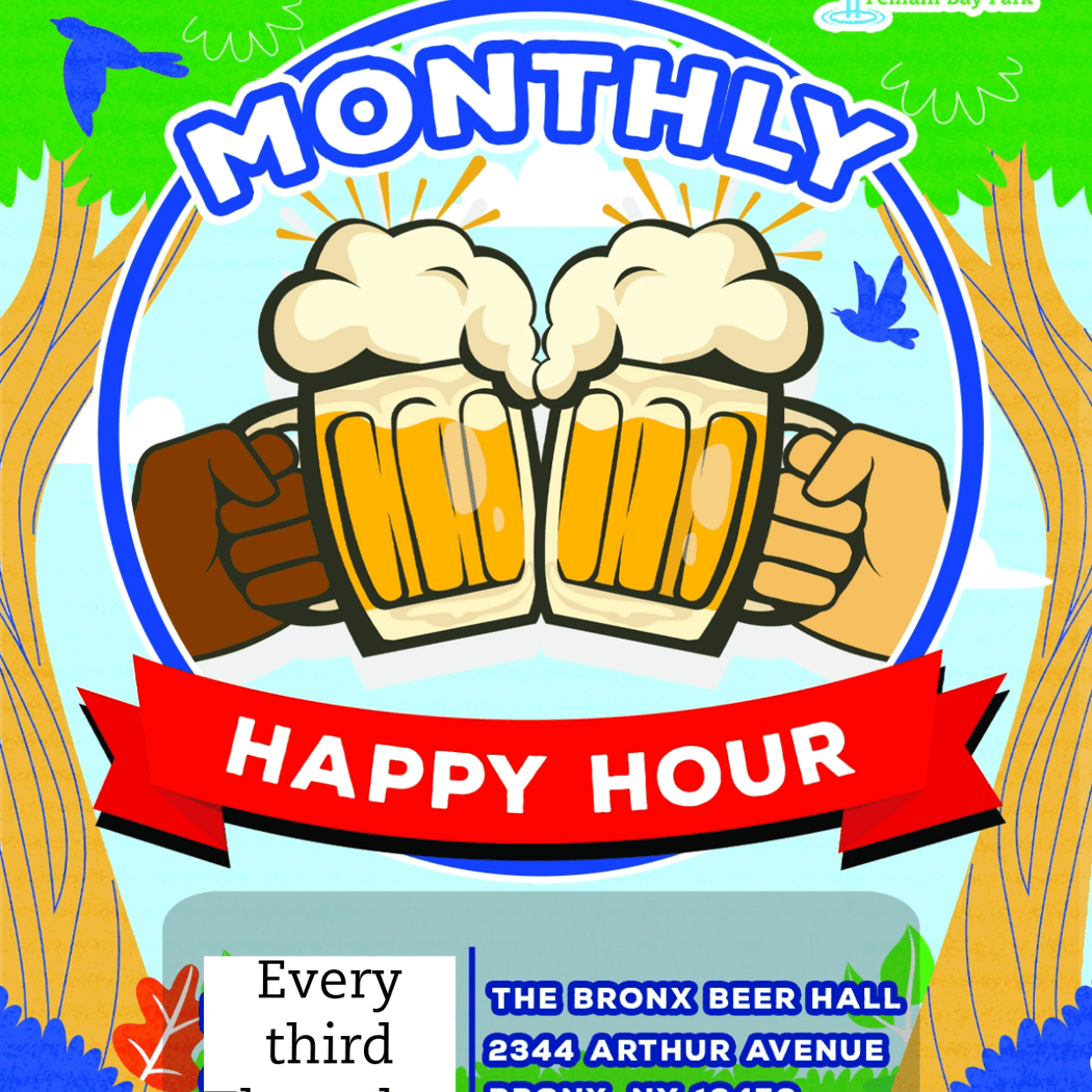 Happy Hour with the Friends at Bronx Beer Hall