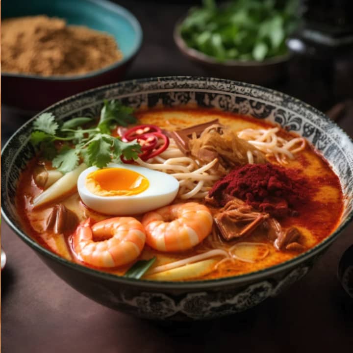 Thai Drunken Noodles & Tom Yum Soup 1