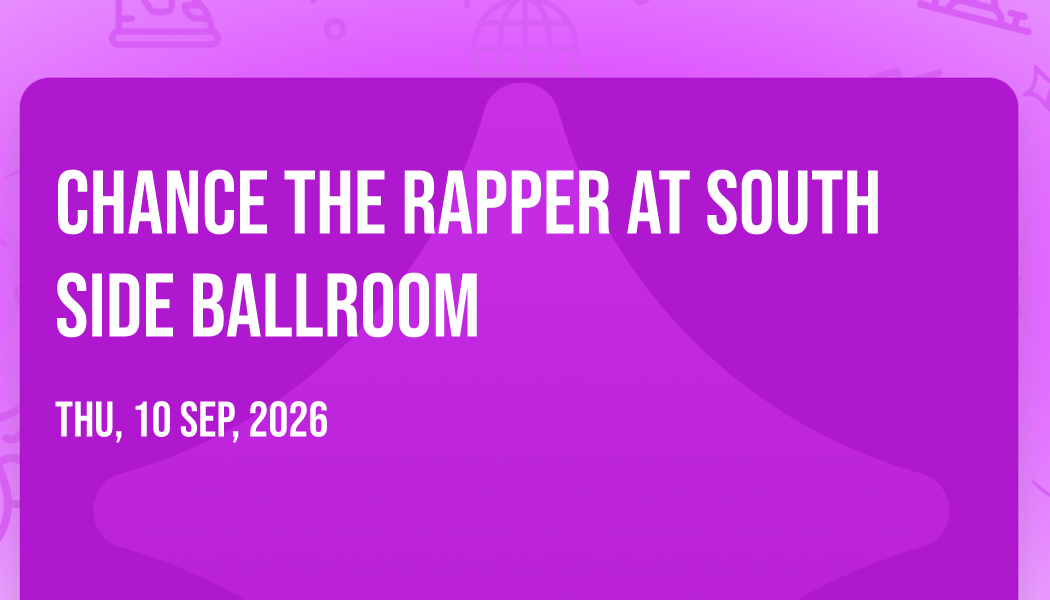 Chance the Rapper at South Side Ballroom 1