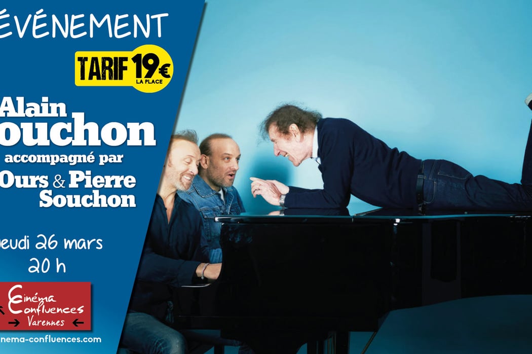 Alain Souchon accompagné de Ours & Pierre Souchon 1