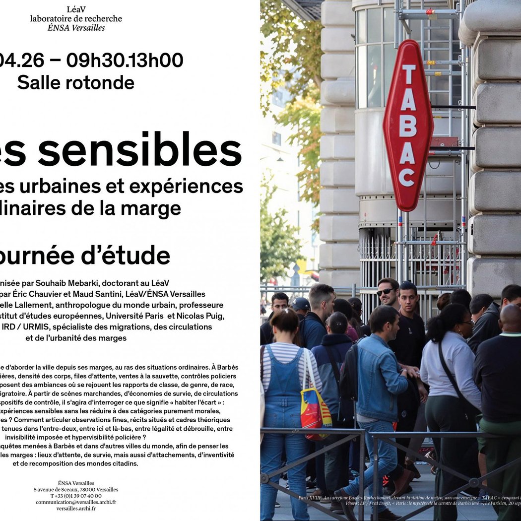 Villes sensibles - Ambiances urbaines et expériences ordinaires de la marge 1