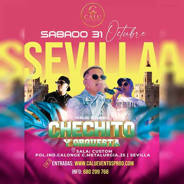 Chechito y orquesta en Custom Sevilla 2026 1
