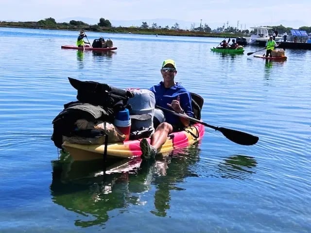Huntington Harbor Kayak Clean-up 3