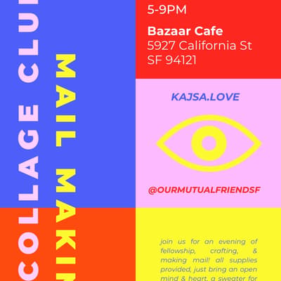 Collage Club & Mail Making 1