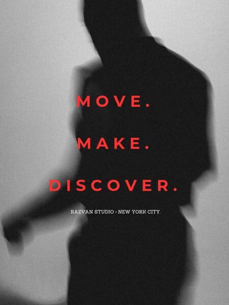MOVE · MAKE · DISCOVER — Three Open-Level Movement Workshops