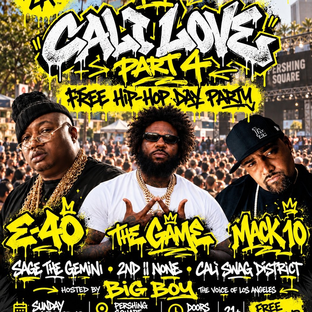 Cali Love Part 4 Free Hip-Hop Day Party