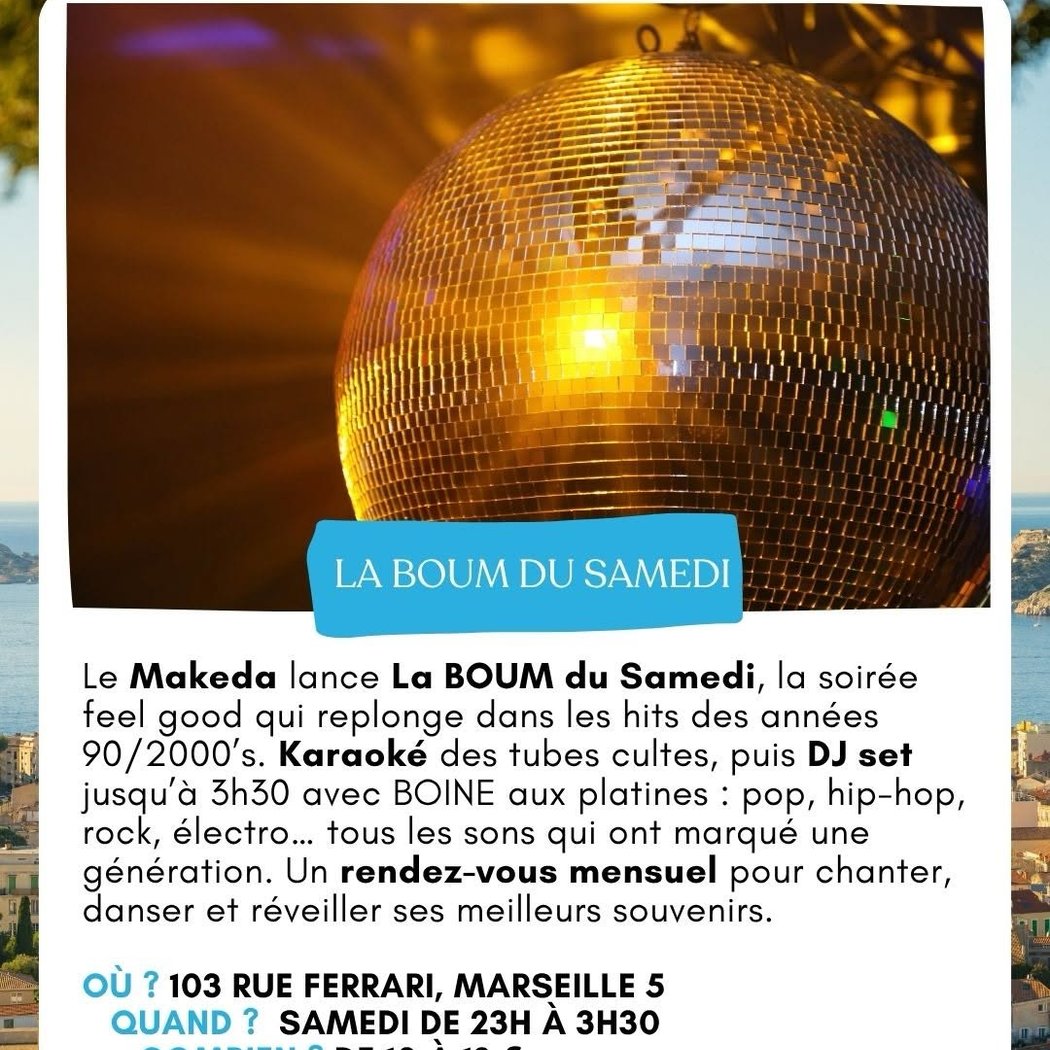 La BOUM du Samedi 1