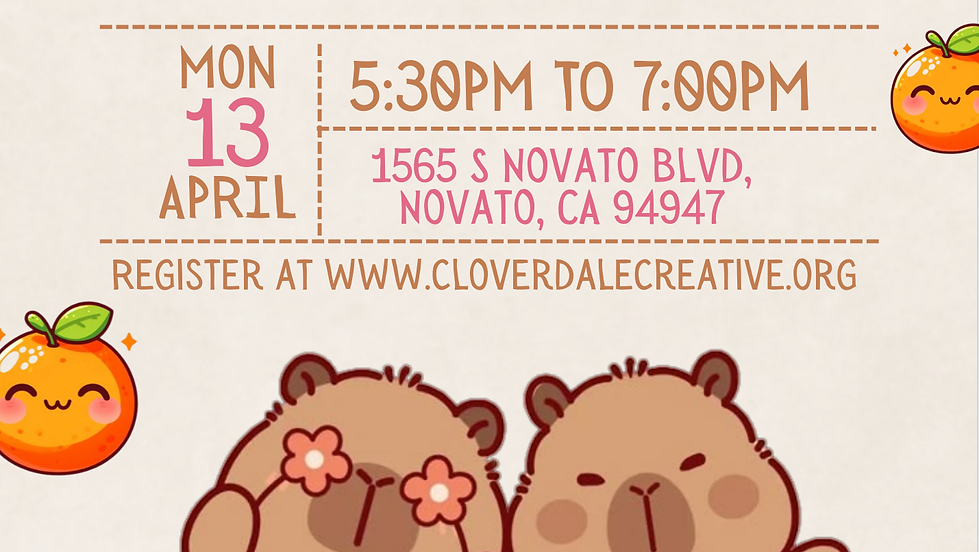 Capybara Paint Party 1