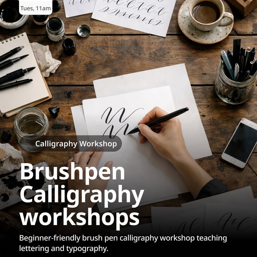 Brushpen Calligraphy Workshops 1