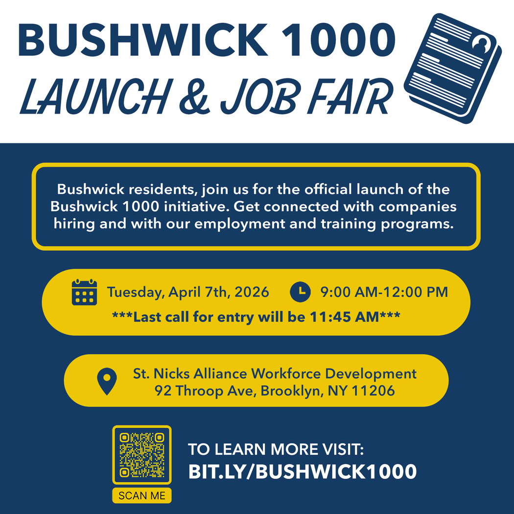 Bushwick 1000 launch & Job Fair 1