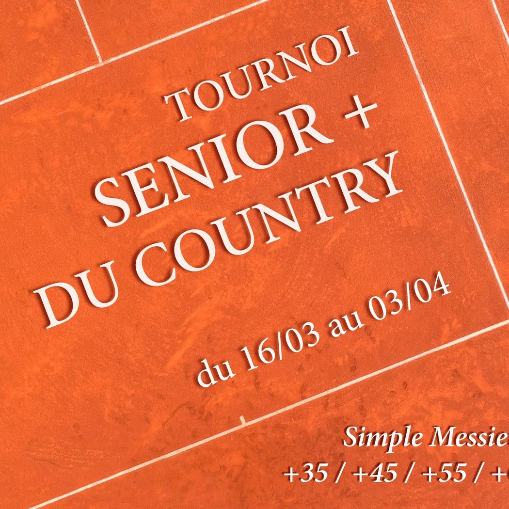 TOURNOI SENIOR + DU COUNTRY 1