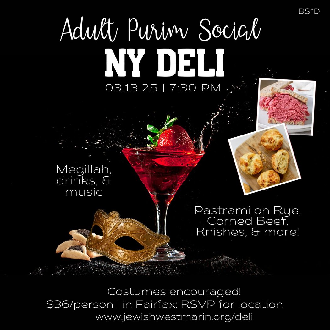 Adult Purim Party and New York Deli 1