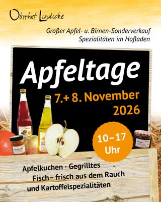 Apfeltage auf dem Obsthof Lindicke