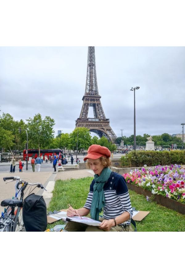 Atelier dessin face à la Tour Eiffel 2