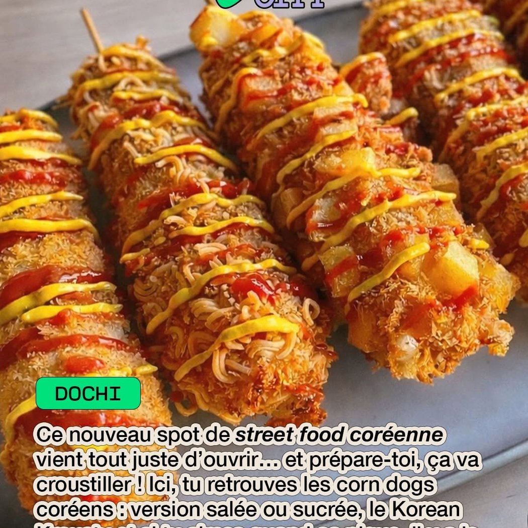 DOCHI 핫도그 RESTAURANT CORÉEN (KOREAN CORN DOG KOREAN KROUSTY RAMYEON BUBBLE TEA) Nantes 🇰🇷