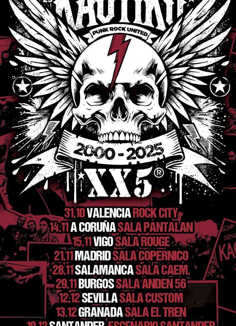 KAOTIKO Gira XX5 (+ EXTORSIÓN) 1