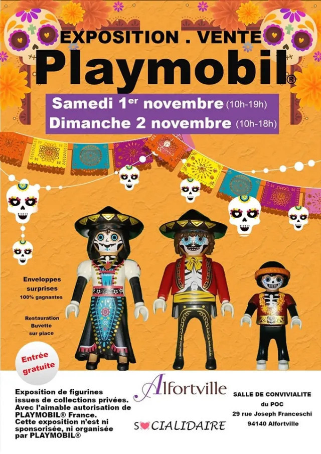 Exposition-vente de Playmobil 1