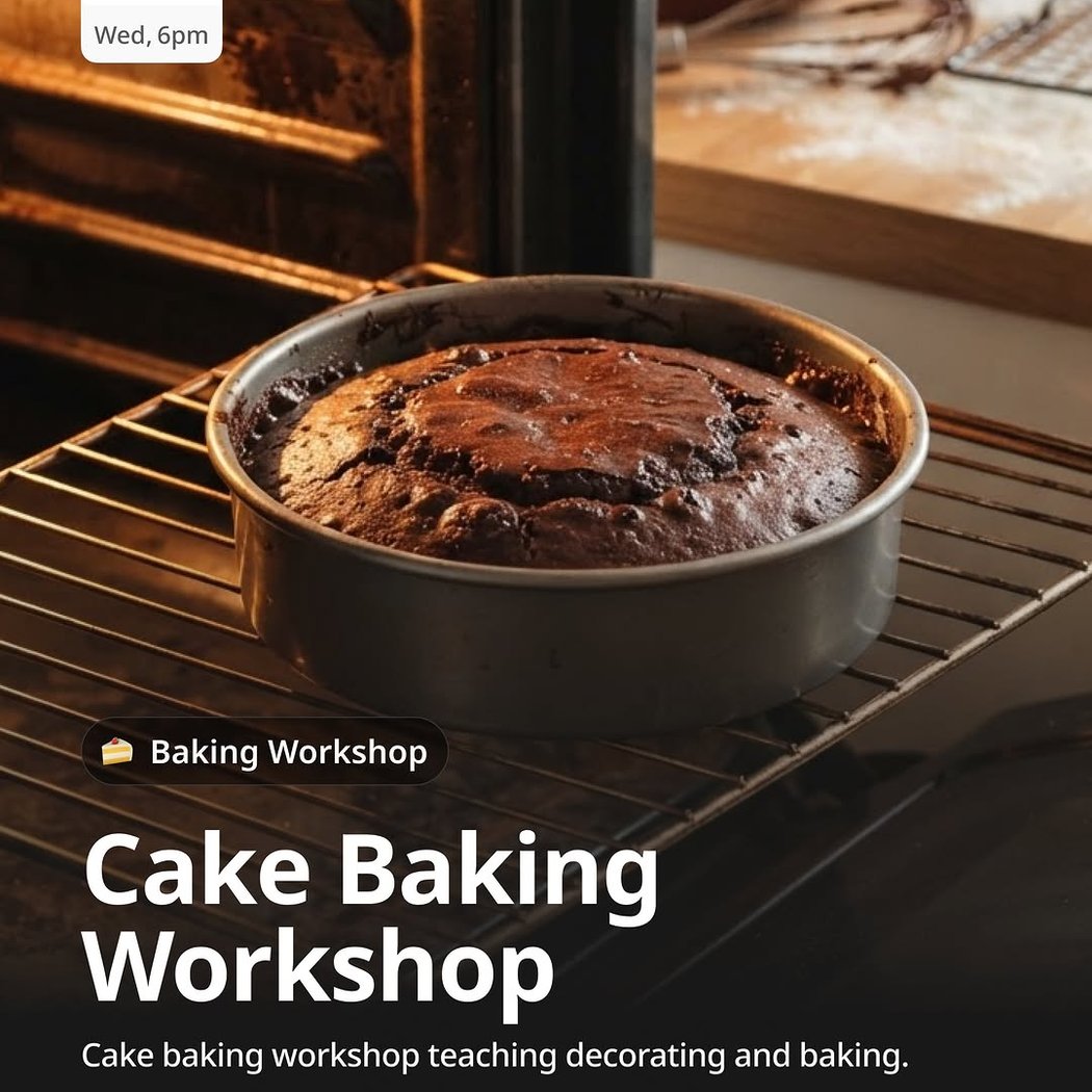 Cake Baking Workshop 1