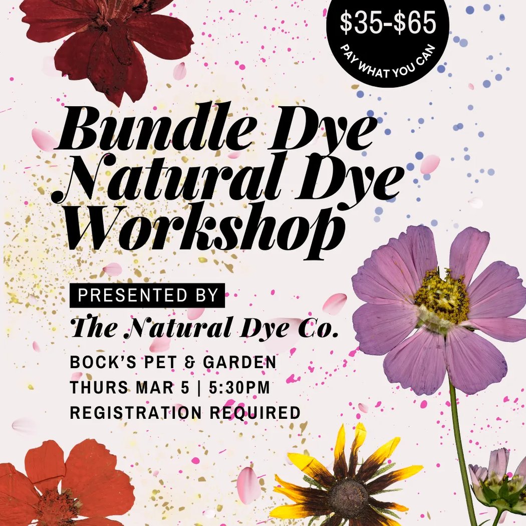 Natural Dye Workshop ~ Bundle Dye 1