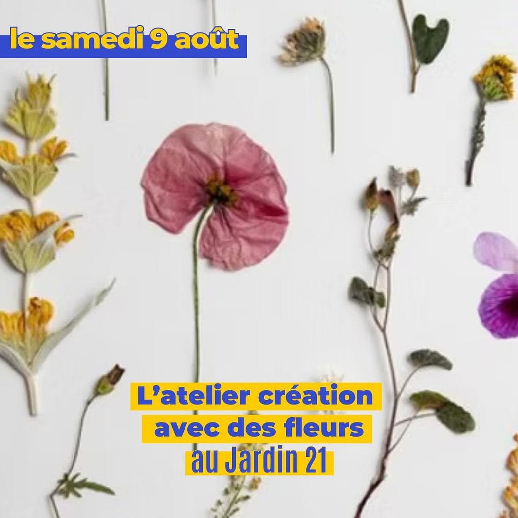 atelier créatif avec des fleurs 1