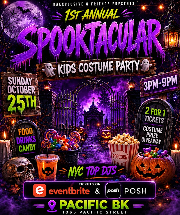 SPOOKTACULAR NYC ( KIDS HALLOWEEN PARTY }