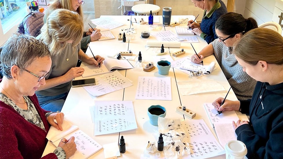 Pointed Pen Calligraphy Workshop 1