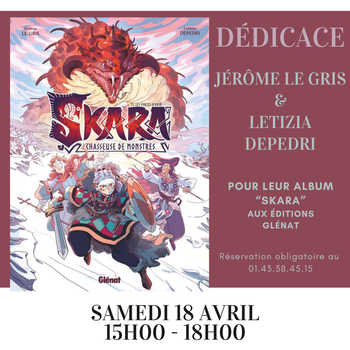 Dédicace de Letizia Depedri et Jérôme Le Gris 1