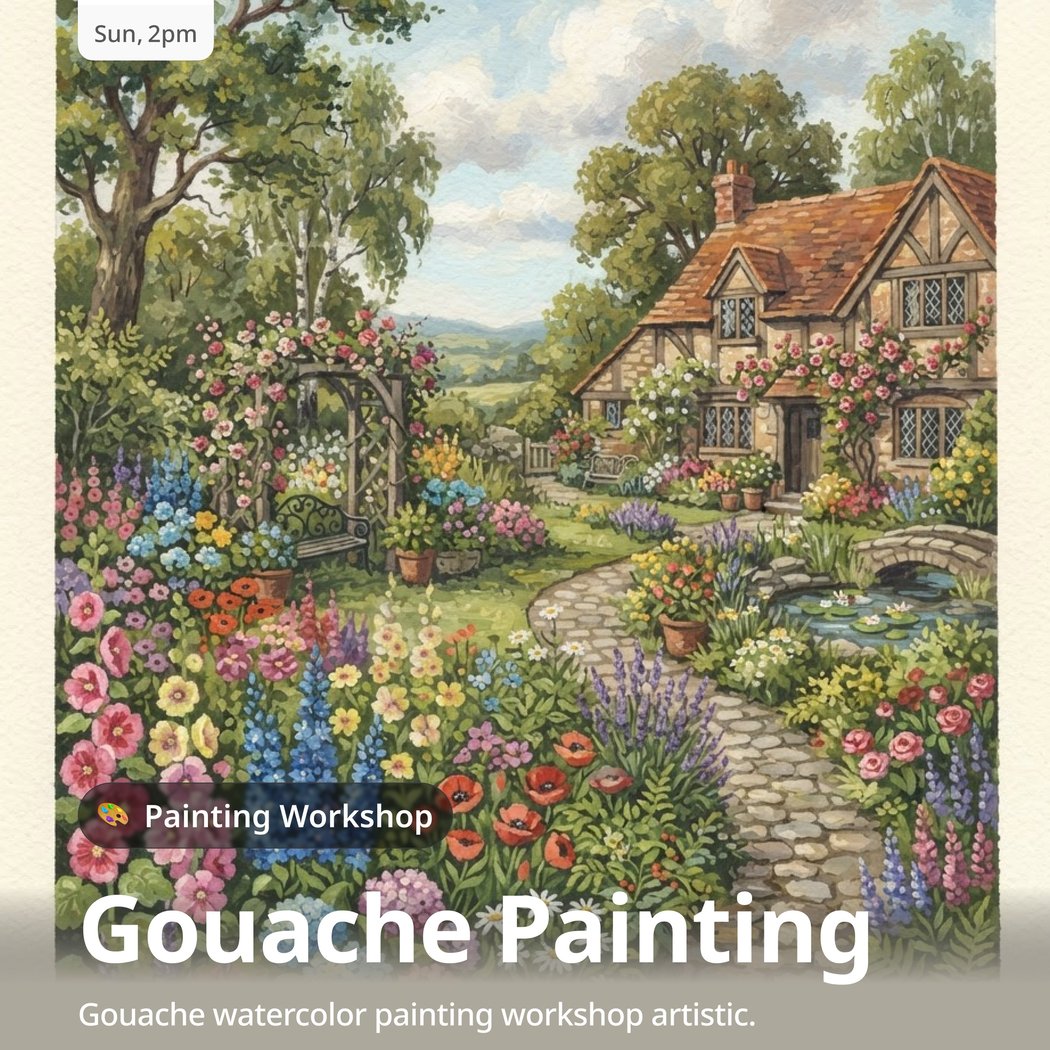 Gouache Painting Workshop 1